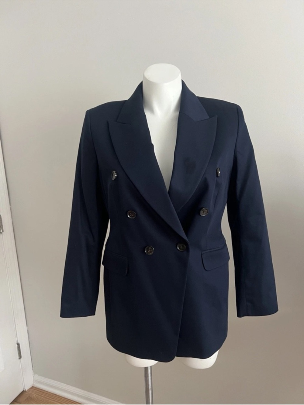 Banana Republic Navy Jacket Lining with Care Tag